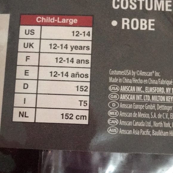 Princesses Gothic Red Black Gold Costume Vampire - Picture 5 of 6